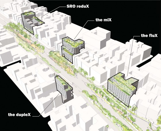 The Mix, The Flux, The Duplex, and The SRO Redux: overall view